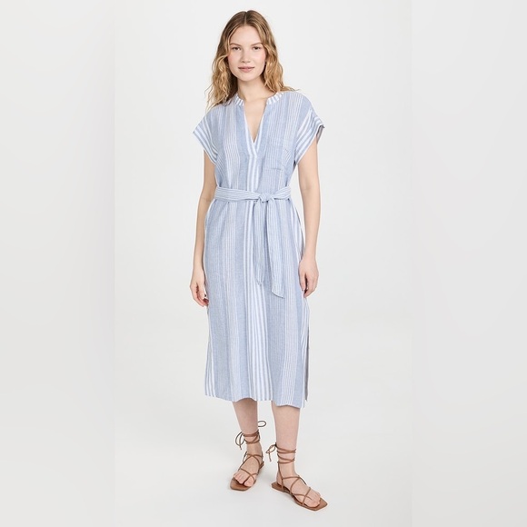 Rails Suri Dress- Color: Blue Dusk Stripe Size L - Picture 2 of 16